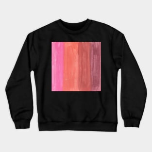 Peachy Abstract Stripes Crewneck Sweatshirt